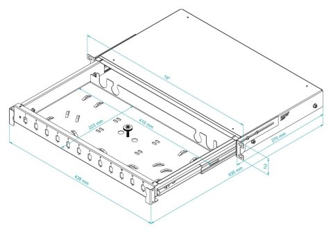 PRZEŁĄCZNICA ŚWIATŁOWODOWA TFSP-19-1U-12S-SC-B STALFLEX
