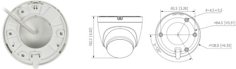 KAMERA IP IPC-HDW1230DT-SAW-0280B Wi-Fi, - 1080p 2.8 mm DAHUA