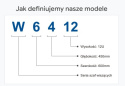 W6412ZL/W - szafa Rack 19" - 600x450x12U (Złożona)