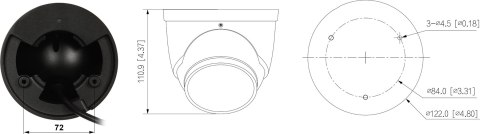 KAMERA IP IPC-HDW3549H-AS-PV-0280B-S5-BLACK TiOC Full-Color - 5 Mpx 2.8 mm DAHUA
