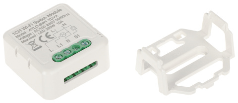 NTELIGENTNY STEROWNIK OŚWIETLENIA LED ATLO-SW1-TUYA Wi-Fi, Tuya Smart