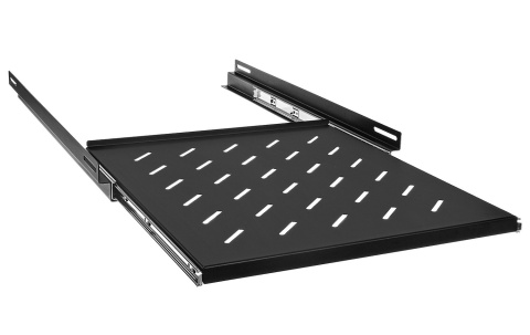 PWD1000B - półka wysuwana 19" 1U 500mm z mocowaniem bocznym