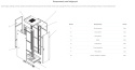 SQ6624/B - szafa Rack 19'' szybkiego montażu - 600x600x24U