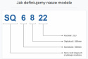 SQ6822/B - szafa Rack 19'' szybkiego montażu - 600x800x22U