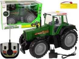 Zielono-Czarny Traktor R/C Zdalnie Sterowany 38 cm