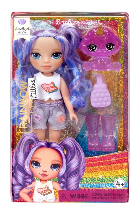 531234-EUC Rainbow High Littles Dolls- Amethyst (Purple)