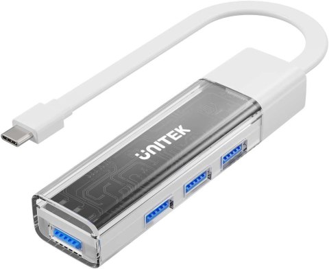 Unitek Hub dwukierunkowy USB C/USB A 5Gbps biały