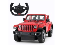 Auto R/C Jeep Wrangler Rubicon 1:14 Rastar Czerwony