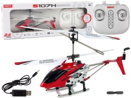 Helikopter SYMA S107H Zdalnie Sterowany 2,4G Czerwony