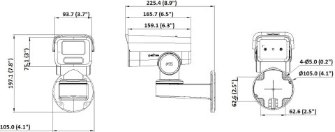KAMERA IP OBROTOWA ZEWNĘTRZNA DS-2CD1A43G0-IZU(2.8-12MM)PL - 3.7 Mpx 2.8 ... 12 mm Hikvision