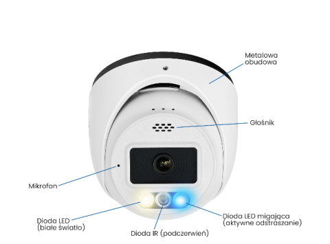 PX-DI4028IR4DLPA/W - kamera IP 4Mpx