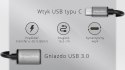 Kabel USB gniazdo A - wtyk typu C OTG Kruger&Matz Basic