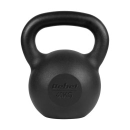 Kettlebell żeliwny 40kg, REBEL ACTIVE