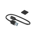 Obudowa dysku 2,5" SATA USB C 3.1 Rebel przeźroczysta