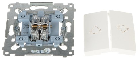 PRZYCISK BEZPOŚREDNIEGO STEROWANIA ROLETAMI DZP1A.01/11-SIMON54 250 V 16 A