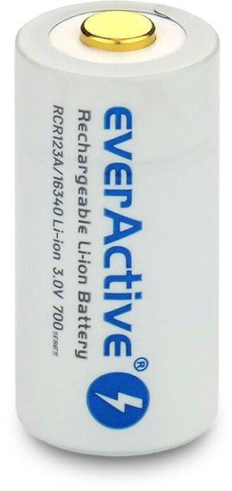 Akumulatorek 16340 / R-CR123 3V everActive 700mAh (1 szt.) z zabezpieczeniem