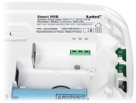 KONTROLER SYSTEMU BEZPRZEWODOWEGO SMART-HUB-PLUS BE WAVE SATEL