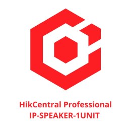 LICENCJA DO OPROGRAMOWANIA HikCentral-P-IPSpeaker-1Unit Hikvision