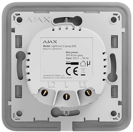AJAX Włącznik światła LightCore gang way
