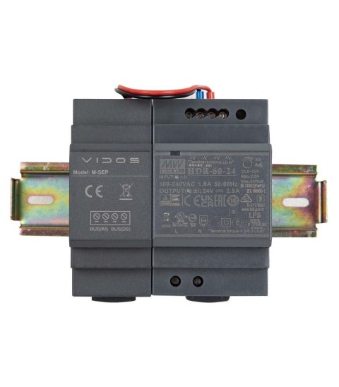 M-SEP/HDR-60-24 - zasilacz (max 20 monitorów)