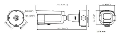 KAMERA WANDALOODPORNA IP DS-2CD2663G2-LIZS2U(2.8-12MM) Smart Hybrid Light AcuSense - 6 Mpx - MOTOZOOM Hikvision