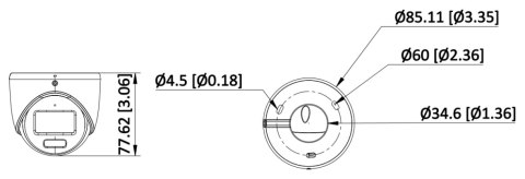 KAMERA AHD, HD-CVI, HD-TVI, PAL DS-2CE70DF3T-LMFS(2.8MM) Smart Hybrid Light ColorVu - 1080p Hikvision