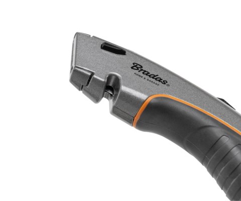 NÓŻ SKŁADANY DIY-KN190204/B Z OSTRZEM TRAPEZOWYM BRADAS