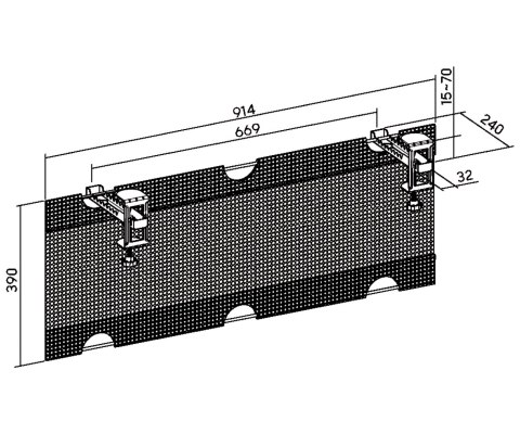 ORGANIZATOR KABLI OKW-117M BRATECK