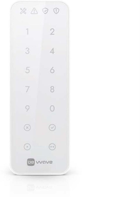 BE WAVE Bezprzewodowa klawiatura dotykowa (czarna typ urządzenia AKP-200-B) Smart Keypad B (AKP-200-