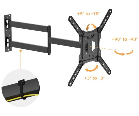 UCHWYT DO TELEWIZORA LUB MONITORA BRATECK-LPA84-443L BRATECK