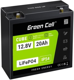 AKUMULATOR LITOWO-ŻELAZOWO-FOSFORANOWY LiFePO4 Green Cell Cube 12.8V 20Ah LFPGC12V20AH