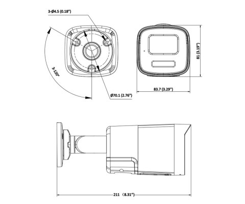 KAMERA IP DS-2CD1T67G2H-LIUF/SL(2.8MM)PL ColorVu 6 Mpx Hikvision