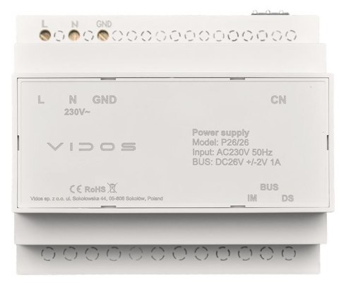 P26/26 - zasilacz (max 4 monitory)