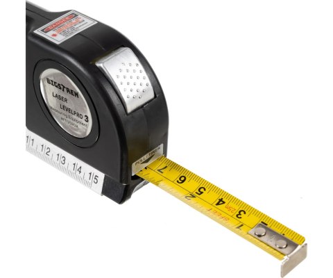 POZIOMICA LASEROWA + MIARA ZWIJANA BIGSTREN-21747 BIGSTREN
