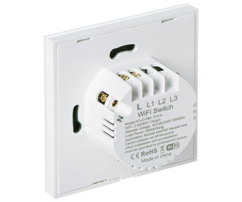 INTELIGENTNY DOTYKOWY PRZEŁĄCZNIK ŚWIATŁA ATLO-TB1-TUYA Wi-Fi, Tuya Smart
