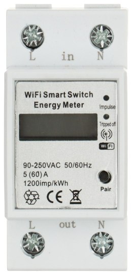 INTELIGENTNY LICZNIK ENERGII ELEKTRYCZNEJ ATLO-LE1-TUYA Wi-Fi, Tuya Smart