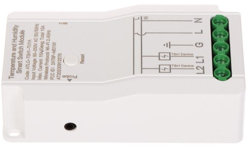 INTELIGENTNY PRZEŁĄCZNIK Z POMIAREM TEMPERATURY ATLO-TSH1-TUYA Wi-Fi, Tuya Smart