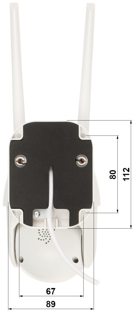 KAMERA IP OBROTOWA ZEWNĘTRZNA APTI-W31S2-TUYA Tuya Smart Wi-Fi, - 3 Mpx 3.6 mm