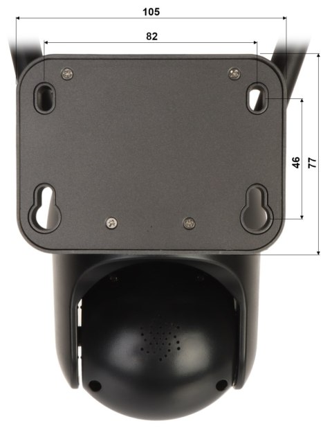 KAMERA SOLARNA IP, OBROTOWA ZEWNĘTRZNA APTI-W21S4G-TUYA-S2B Tuya Smart 4G/LTE - 3 Mpx 3.6 mm