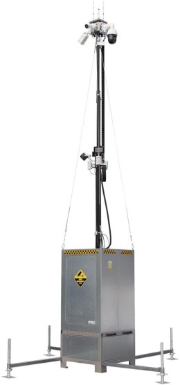 Mobilna wieża do zdalnego wideomonitoringu CCTV iCAM-TOWER 5MQ3