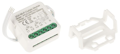 PODWÓJNY INTELIGENTNY STEROWNIK ROLET ATLO-CW2-TUYA Wi-Fi, Tuya Smart