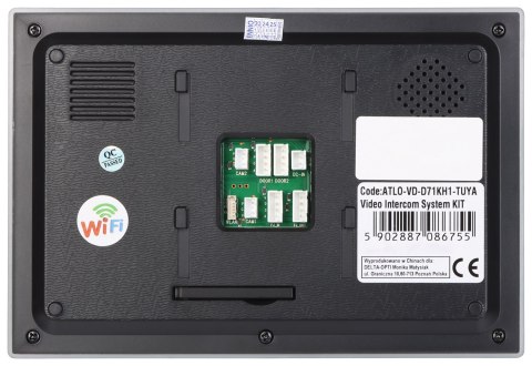 ZESTAW WIDEODOMOFONOWY ATLO-VD-D71KH2-TUYA