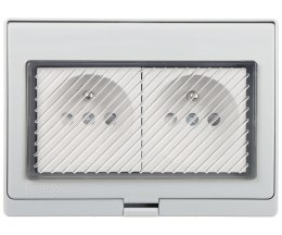 GNIAZDO NATYNKOWE PODWÓJNE ATLO-S2IP5 IP55