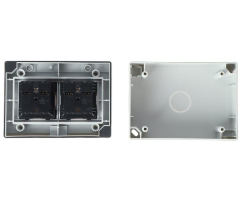 GNIAZDO NATYNKOWE PODWÓJNE ATLO-S2IP5 IP55