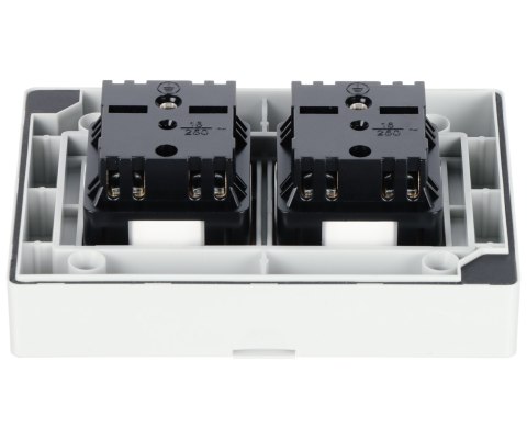 GNIAZDO NATYNKOWE PODWÓJNE ATLO-S2IP5 IP55