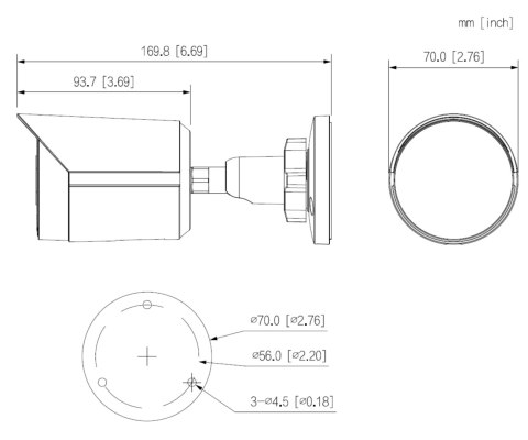 KAMERA IP IPC-HFW2649S-S-IL-0280B Smart Dual Light WizSense - 6 Mpx 2.8 mm DAHUA