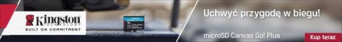 Karta pamięci microSD 128GB Kingston CanvasGo! Plus 200MB/s A2 U3 V30 + adapter