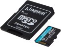 Karta pamięci microSD 256GB Kingston CanvasGo! Plus 200MB/s A2 U3 V30 + adapter