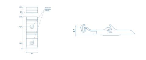 UCHWYT MONTAŻOWY PR5MEC11 DIN TS-35 Teltonika