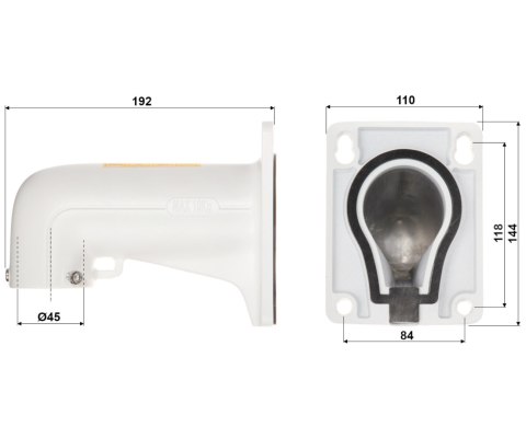 KAMERA IP SZYBKOOBROTOWA DS-2SE4C425MWG-E/14(F0)/PL TandemVu ColorVu - 4 Mpx 4.8 ... 120 mm Hikvision